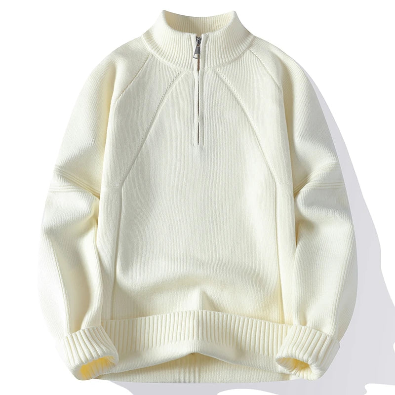 Men’s Half Zip Knit Jumper