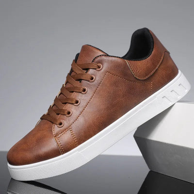 Men’s Lace Up White Sole Sneakers