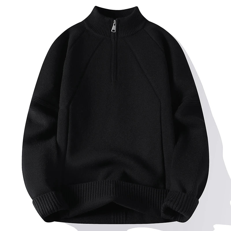 Men’s Half Zip Knit Jumper