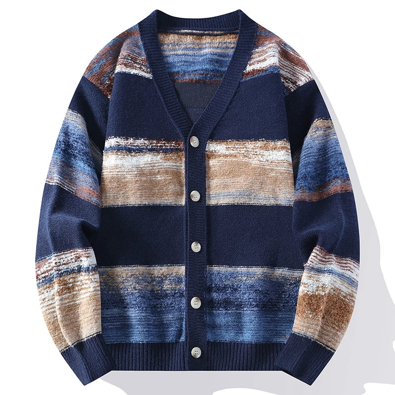 Women's Abstract Knit Open Cardigan