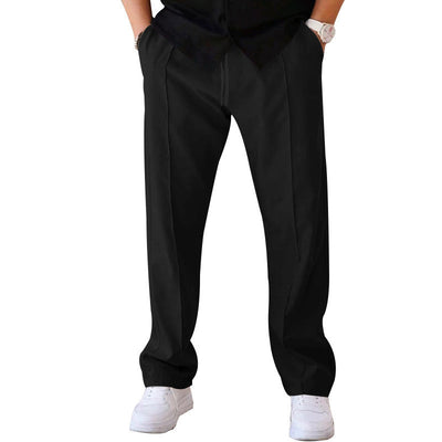 Men’s Straight Fit Pleated Trousers